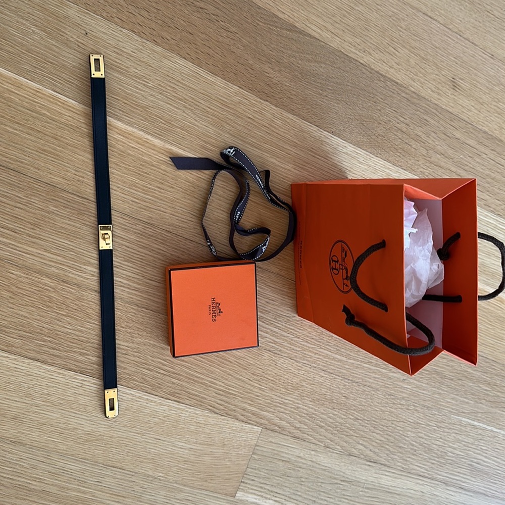 HERMES Kelly Double Tour bracelet with box and receipt - Picture 5 of 11